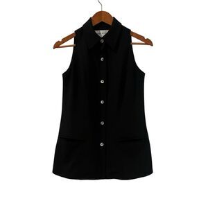 Jones New York suit black suit vest. Size 6